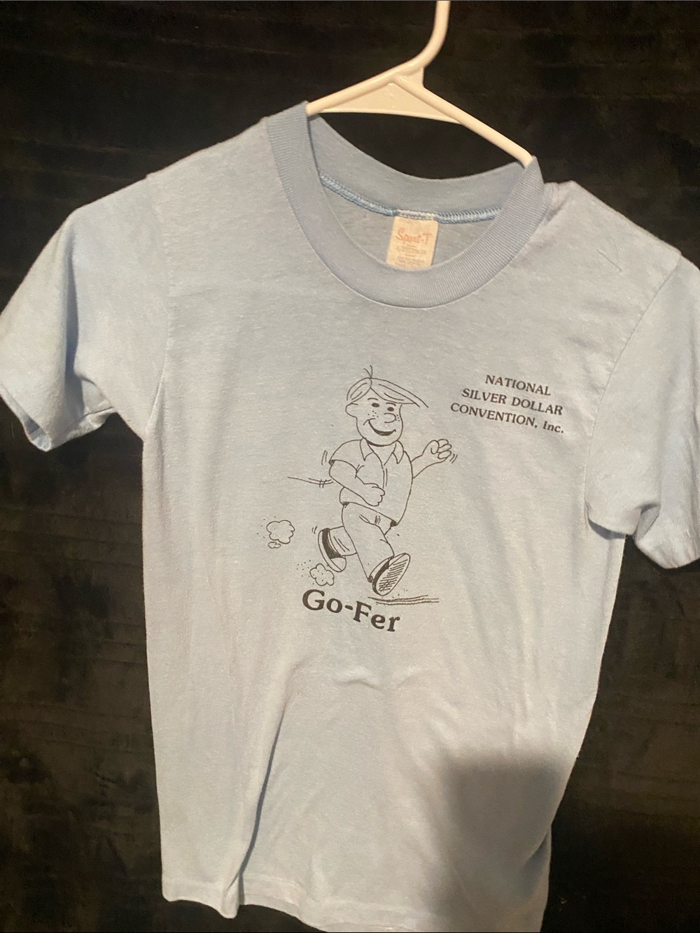 National Silver Dollar Convention Light Blue 'Go-Fer' Graphic Tee